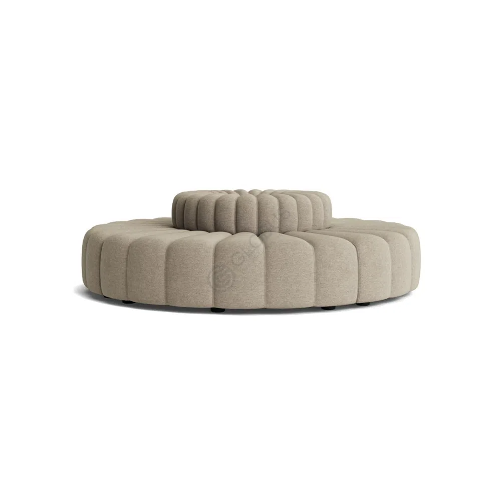 Semi-circular sofas