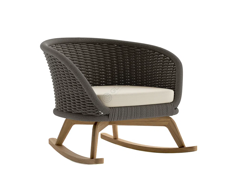 Outdoor rocking armchair ATMOSPHERA