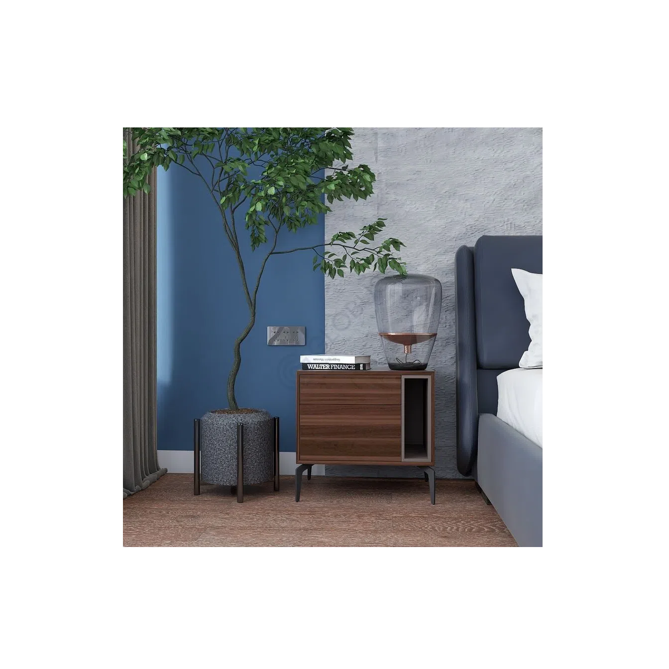 Bed NATUZZI ITALIA Fenice