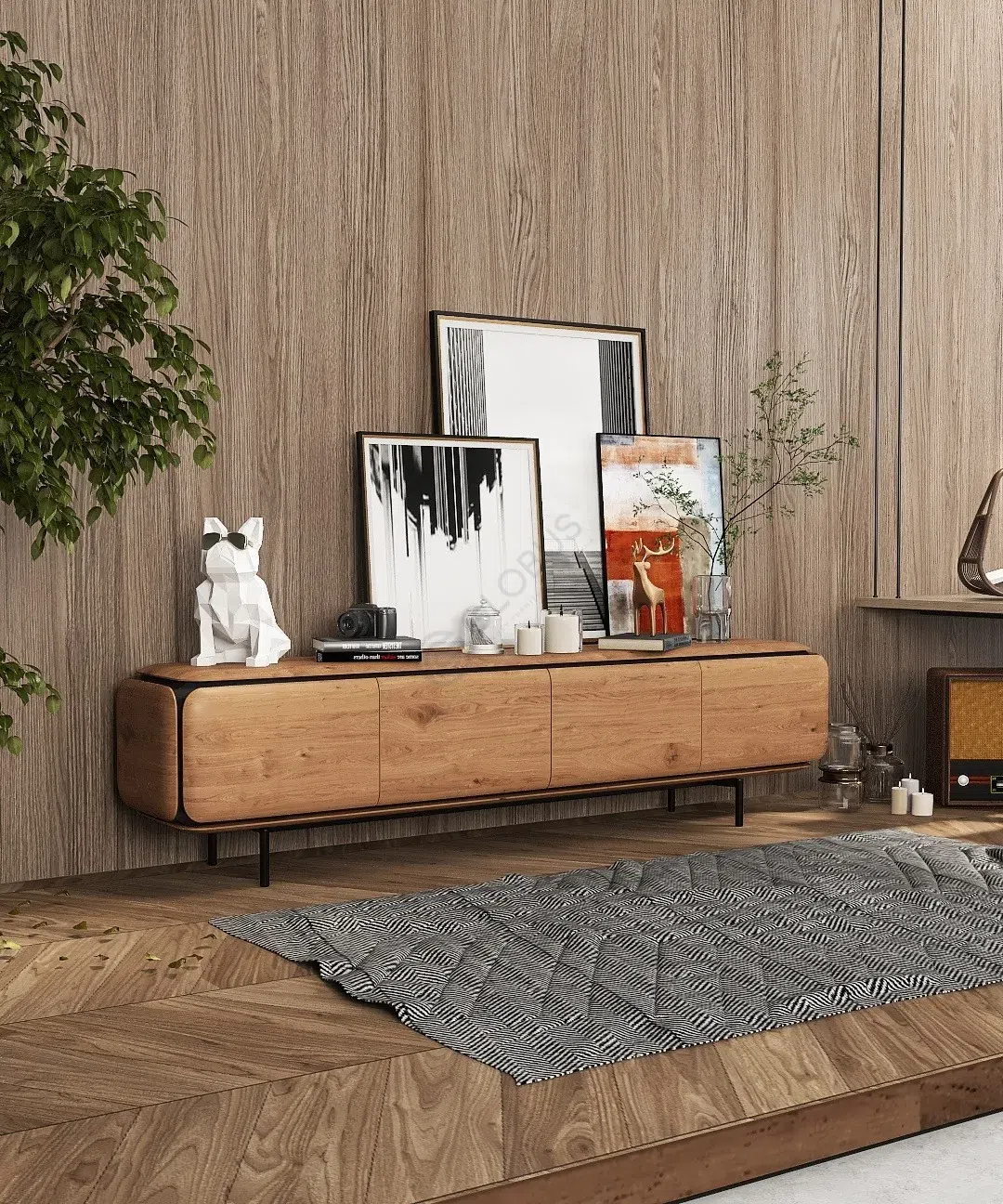TV stand PORADA Pebble