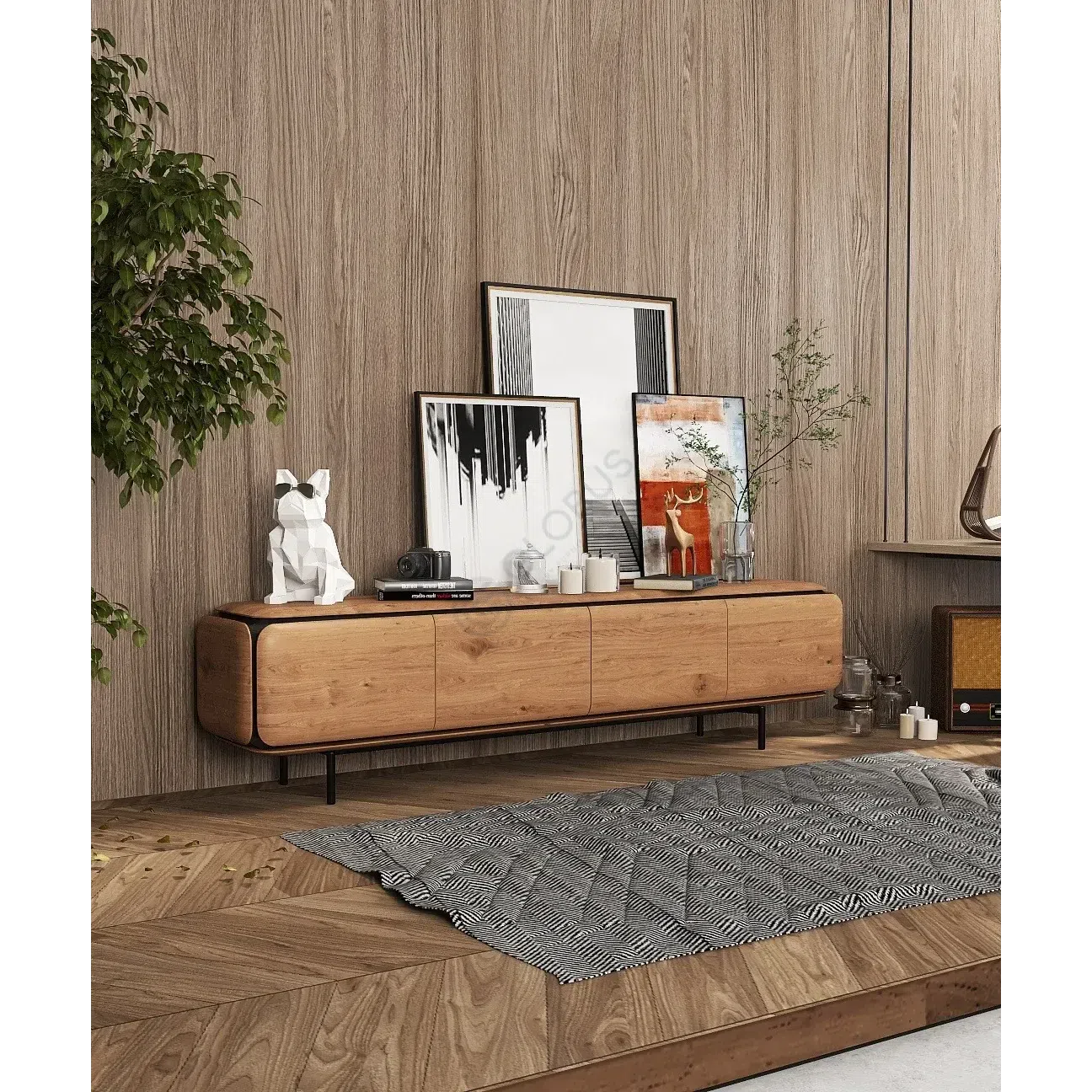 TV stand PORADA Pebble