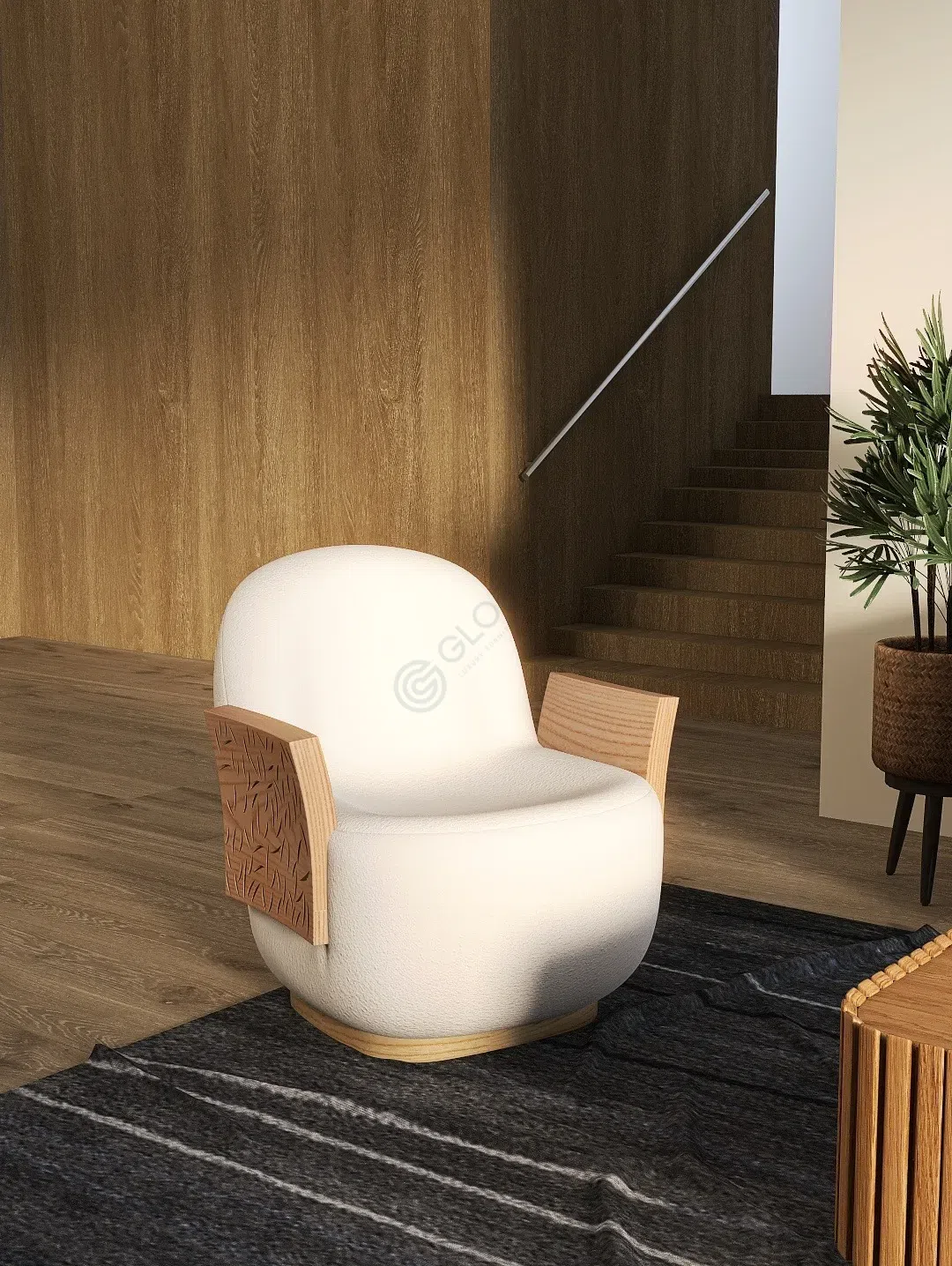 Armchair PIERRE YOVANOVITCH Mad