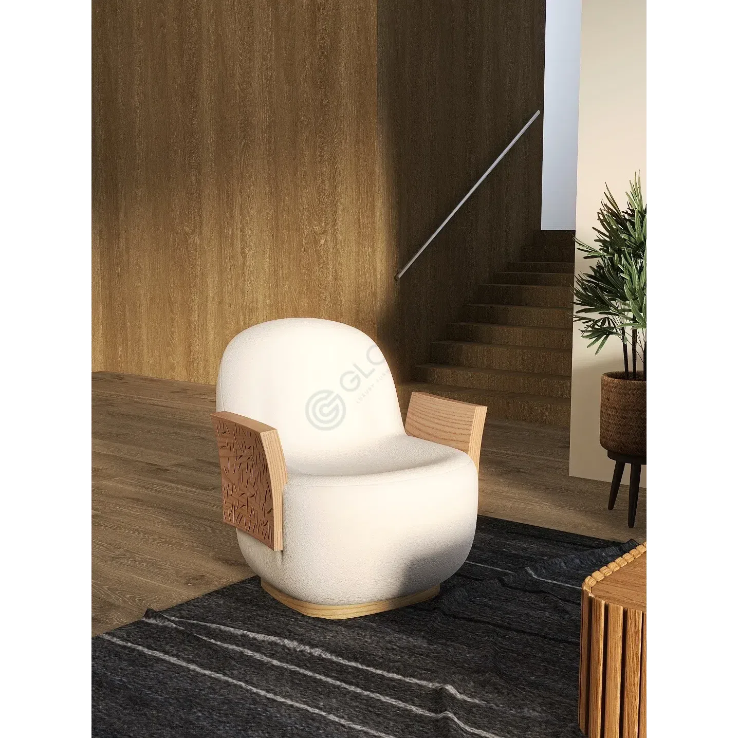 Armchair PIERRE YOVANOVITCH Mad