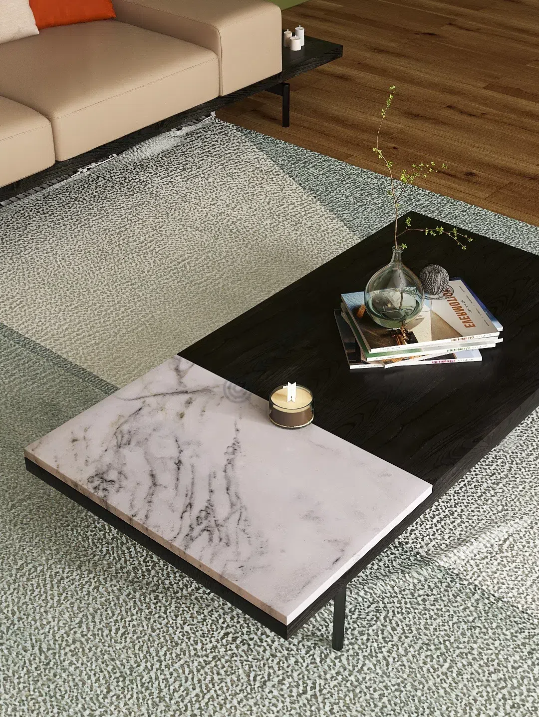 Coffee table Holstein