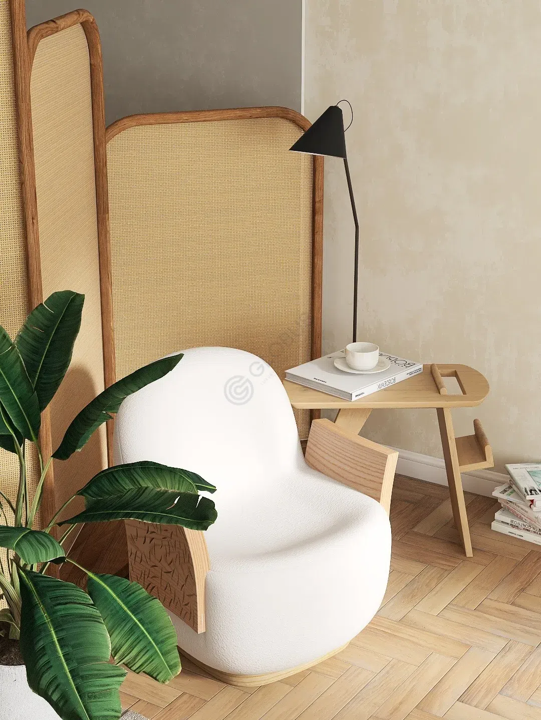 Folding screen Saffra