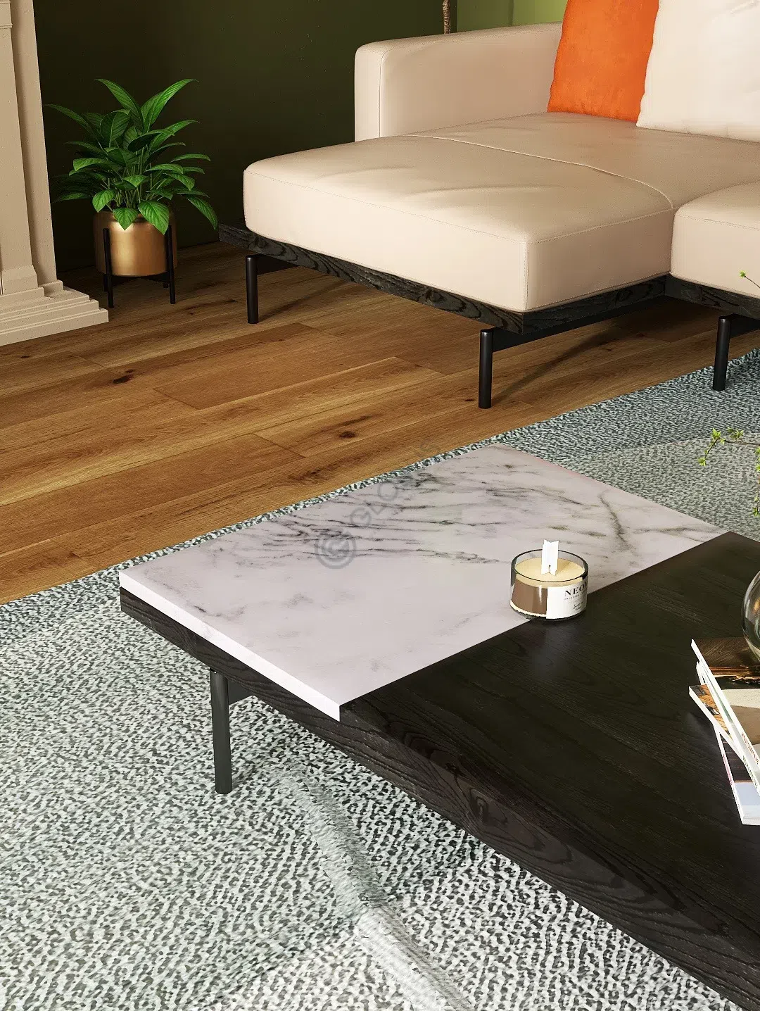 Coffee table Holstein