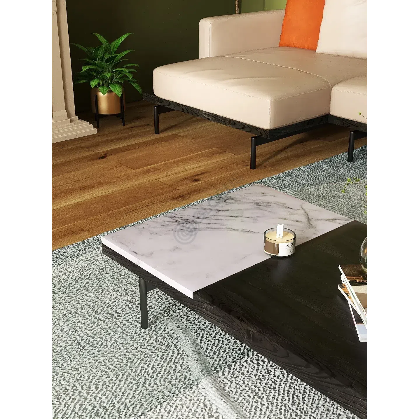 Coffee table Holstein