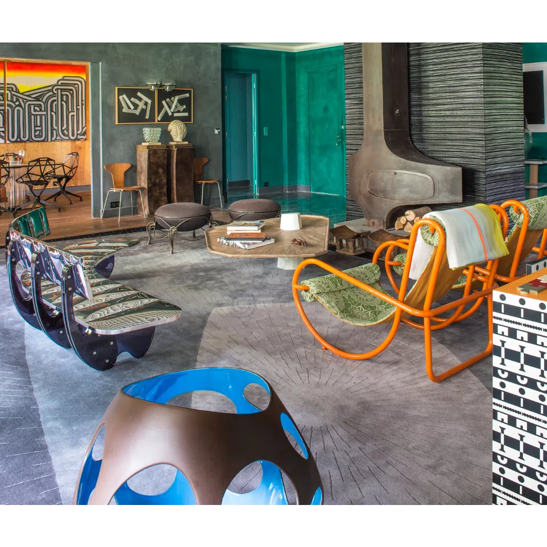 Coffee table PHILIPPE HUREL Webwood