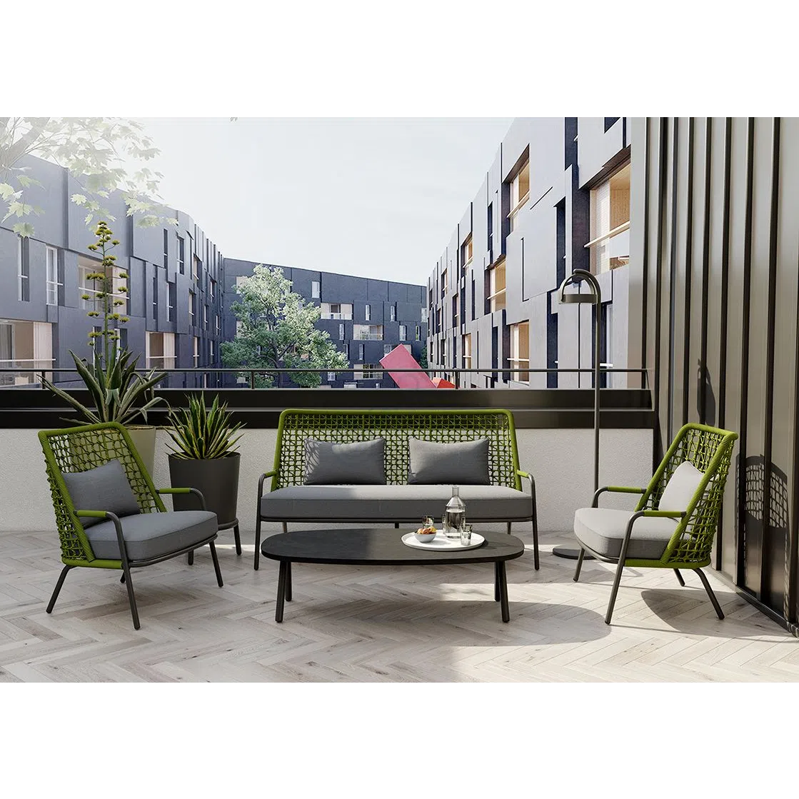 Outdoor armchair Ghino