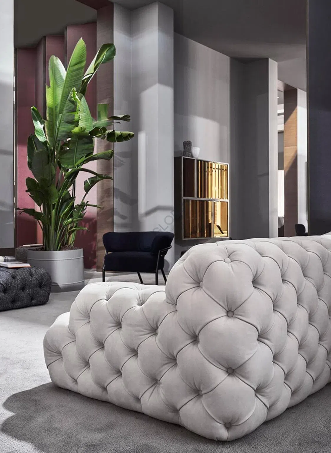 Sofa MERIDIANI Norton Capitonne
