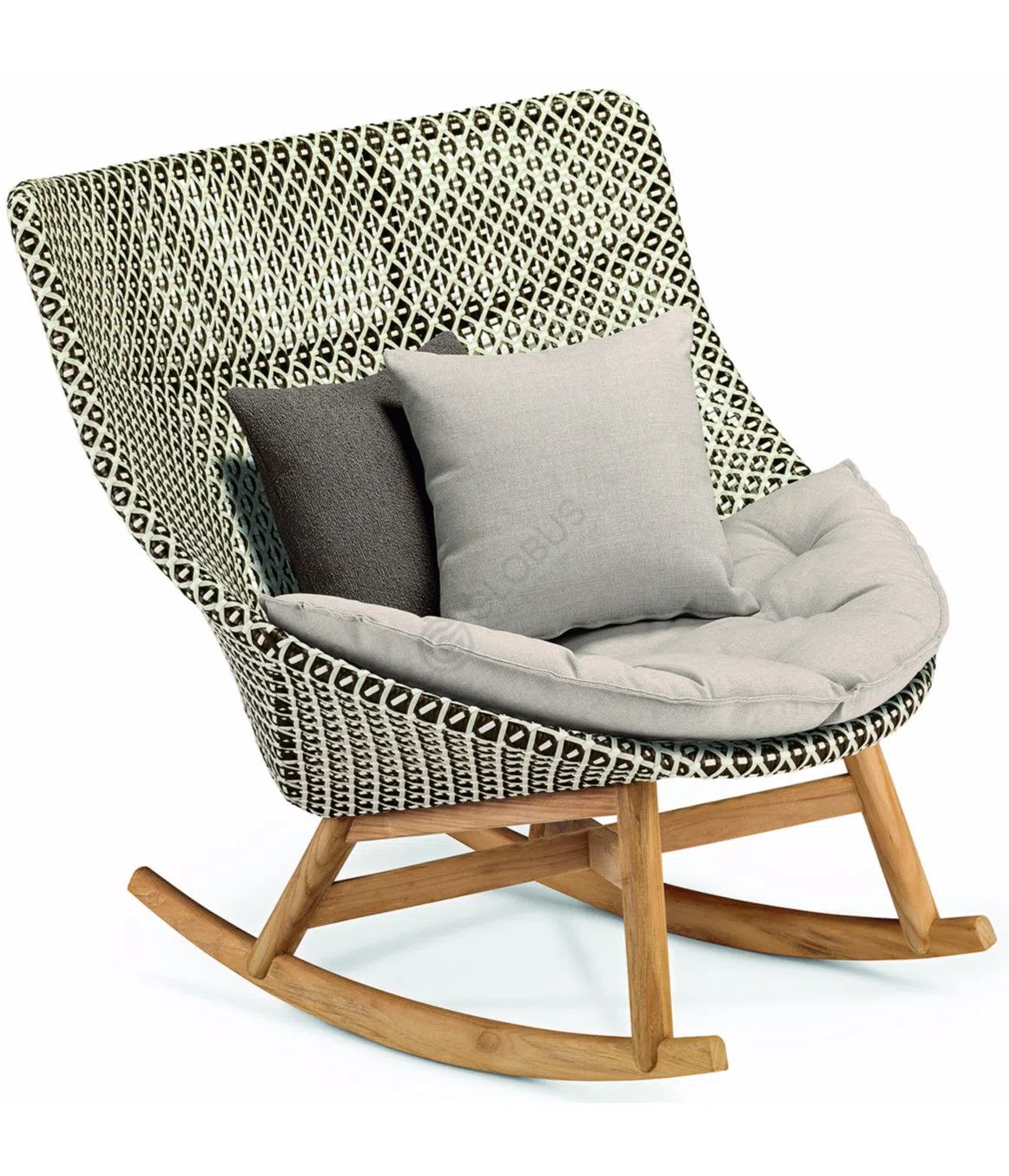 Outdoor rocking armchair DEDON