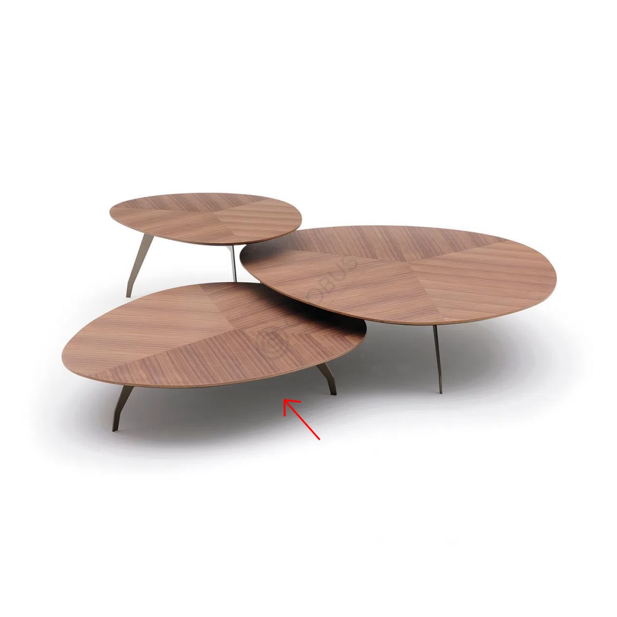 Coffee table ALBERTA Island