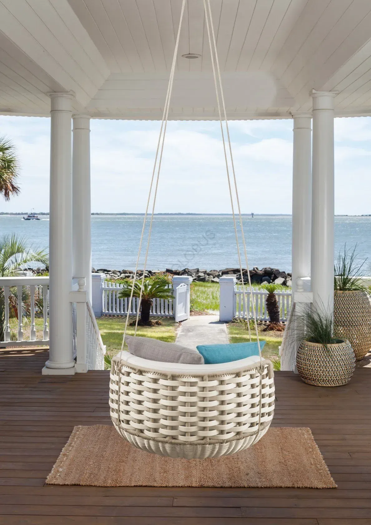 Outdoor swing armchair DEDON Swingrest