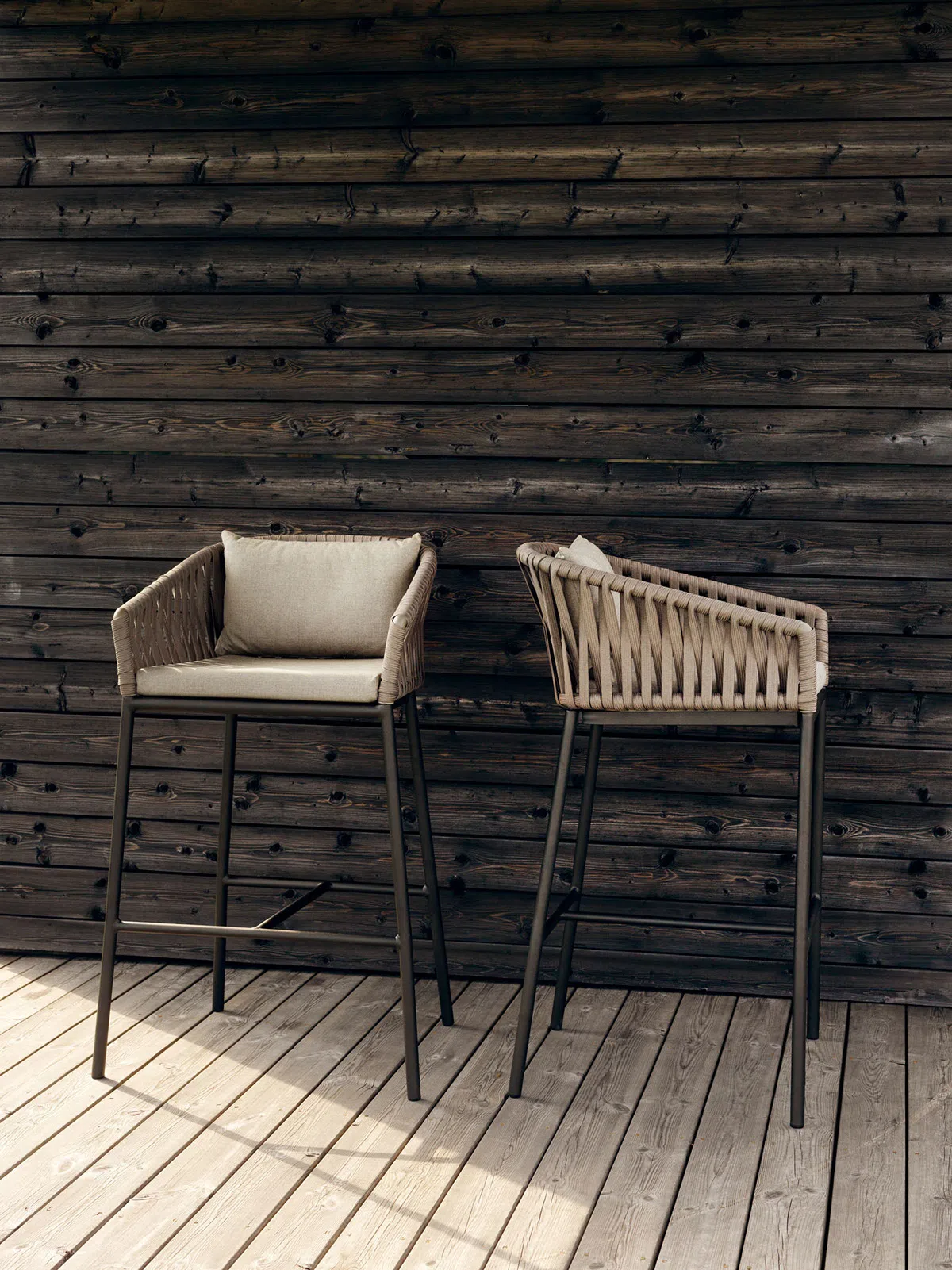 Outdoor bar stool KETTAL Bitta