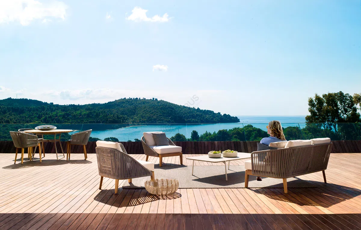 Outdoor armchair TRIBU Mood lounge