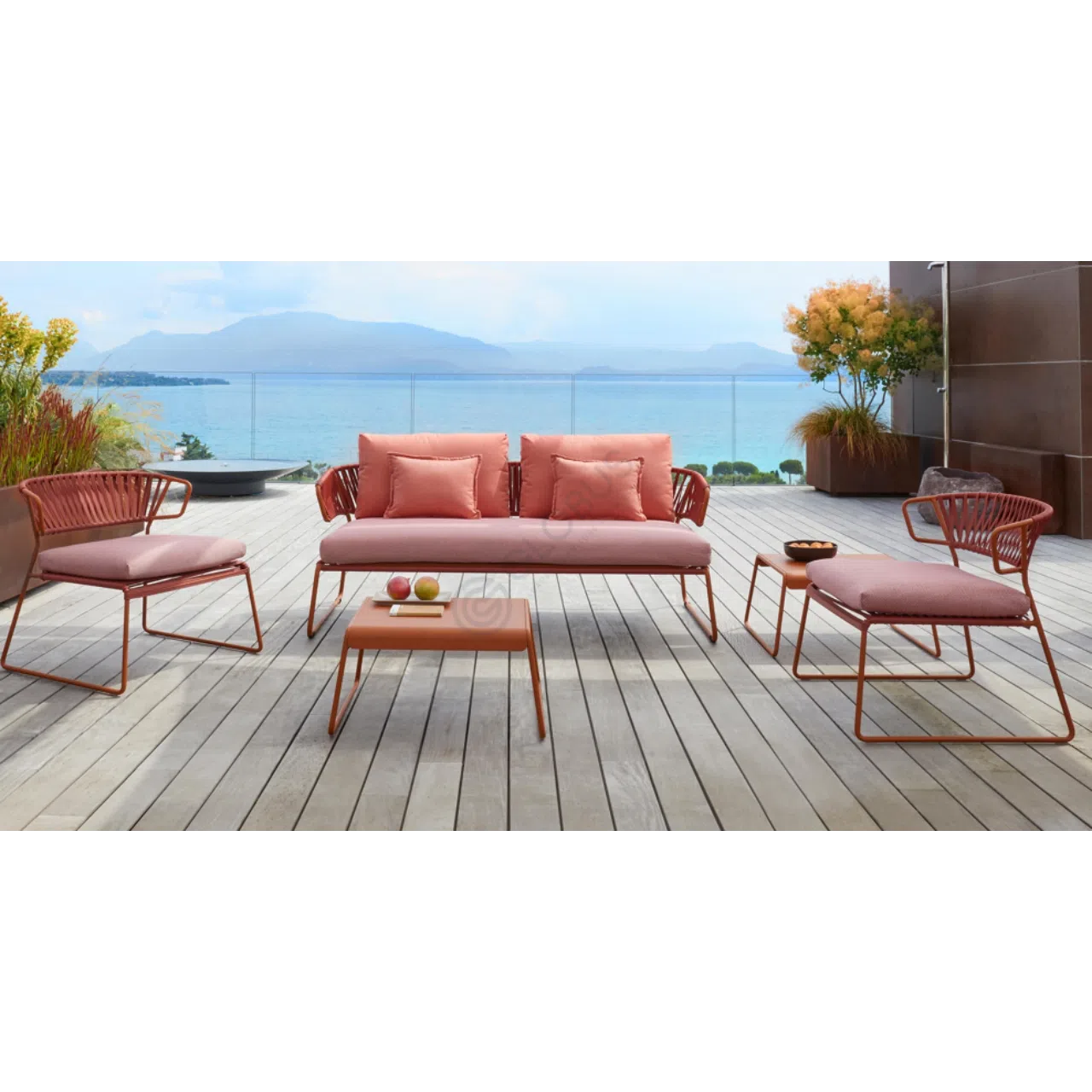 Outdoor armchair S•CAB Lisa