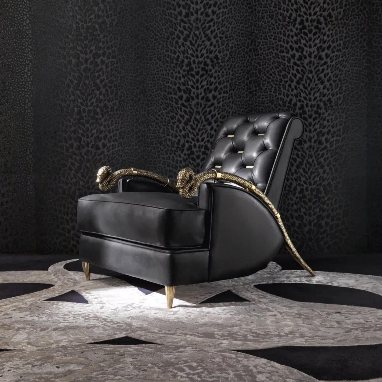 Armchair ROBERTO CAVALLI Snake Globus Furniture from China