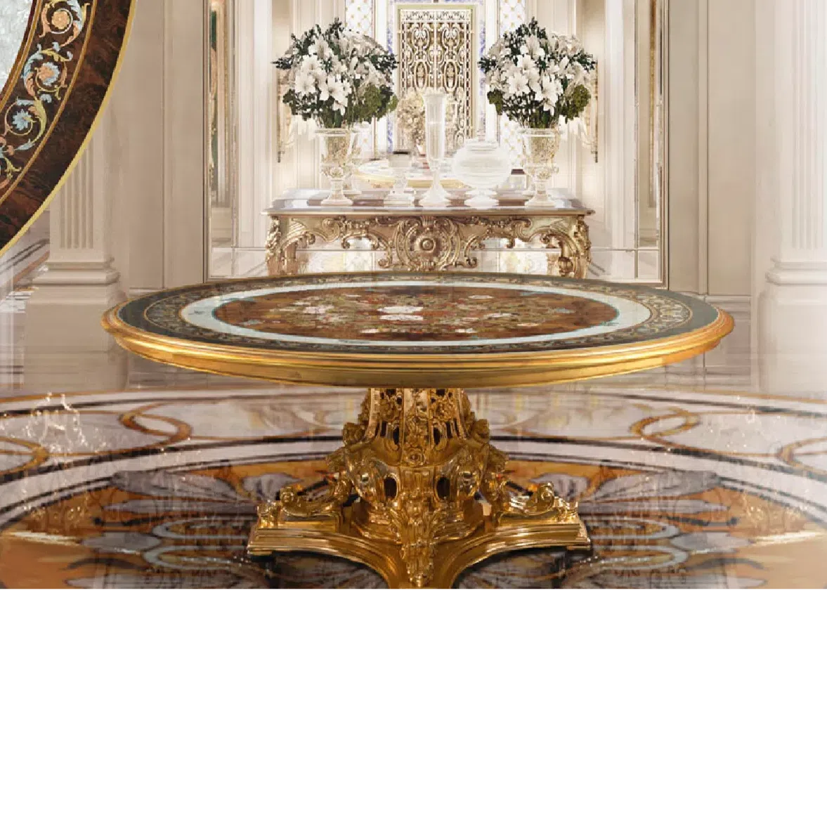 Dining table CASPANI TINO Majestic Sea Shell