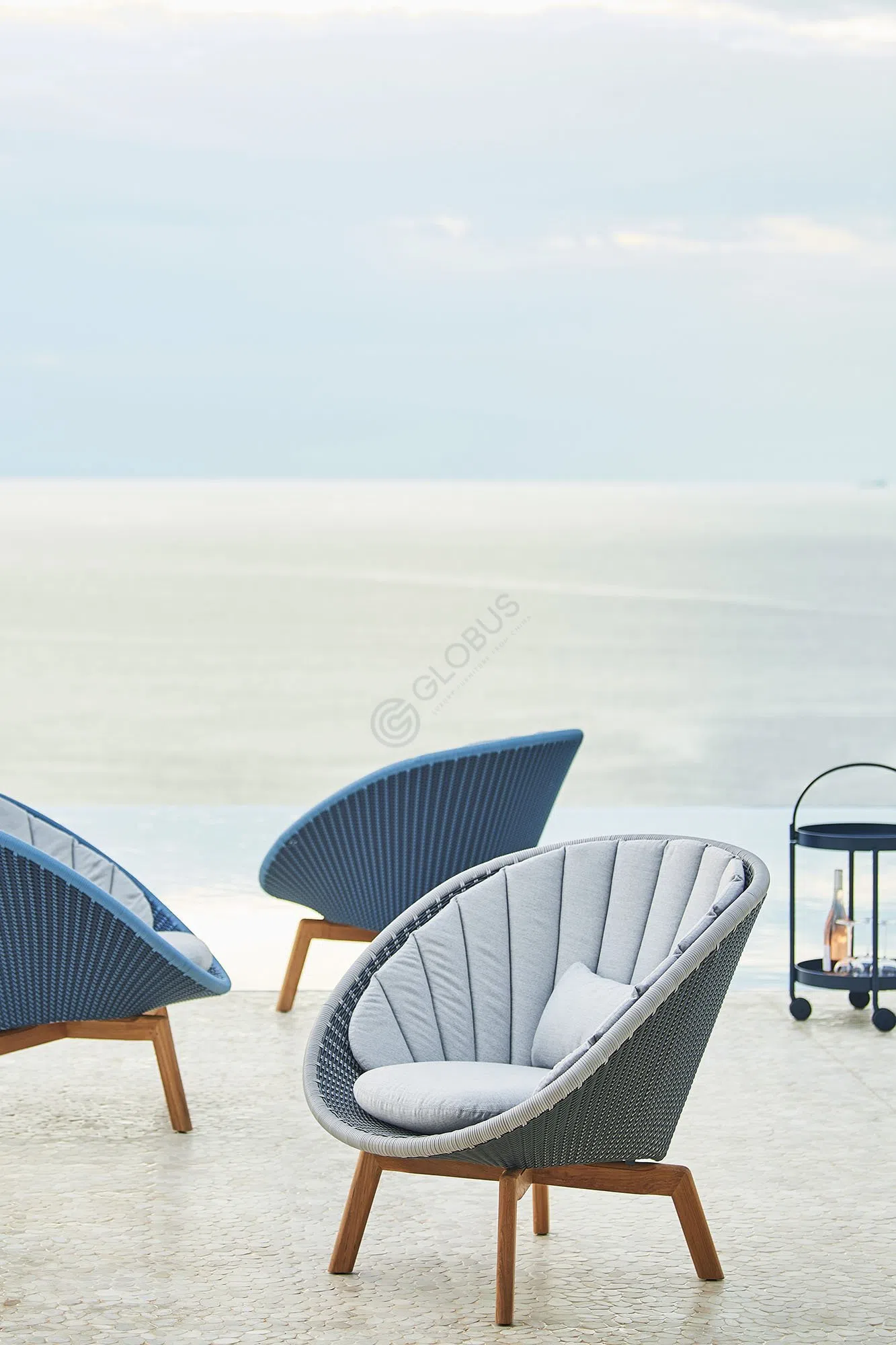 Outdoor armchair Sagaci