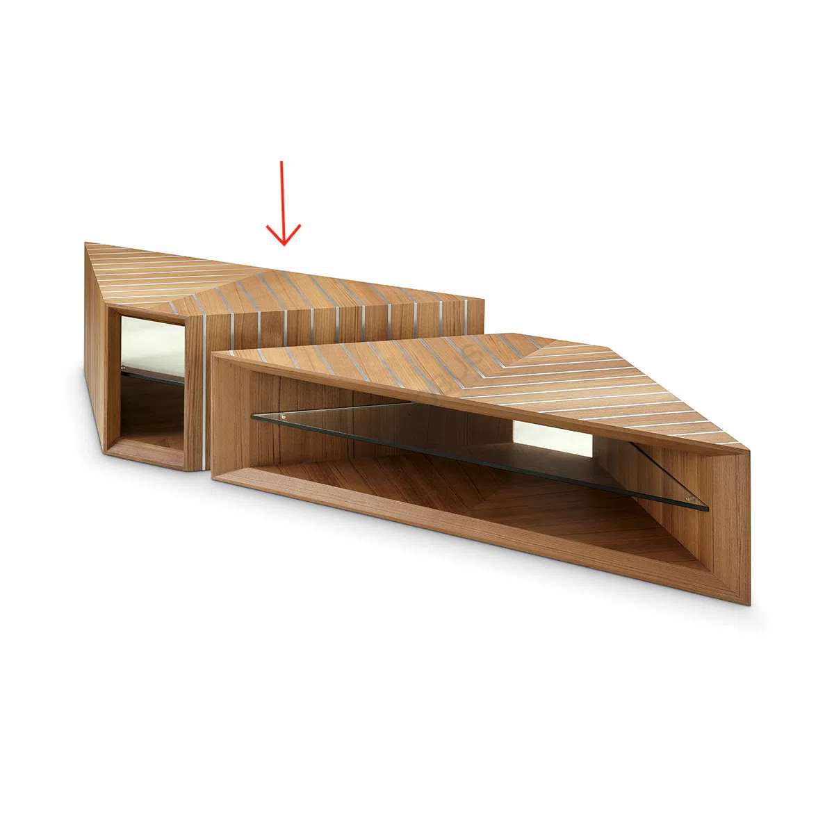 Coffee table GALLOTTI&RADICE Prism Low