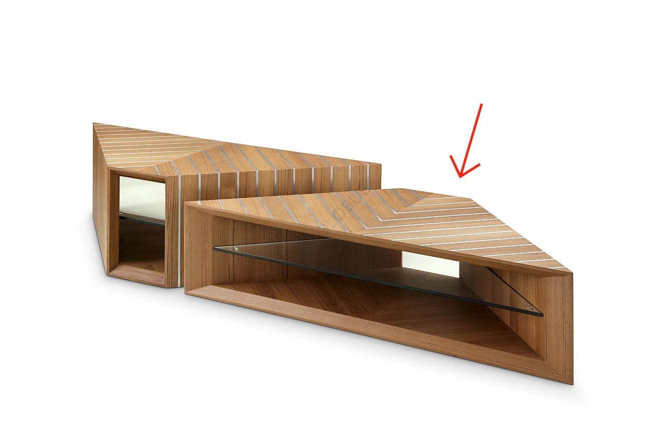 Coffee table GALLOTTI&RADICE Prism Low