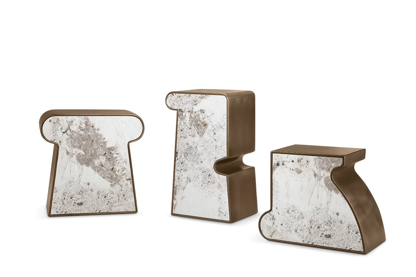 Side table KELLY WEARSTLER Ternion Traid Tercet