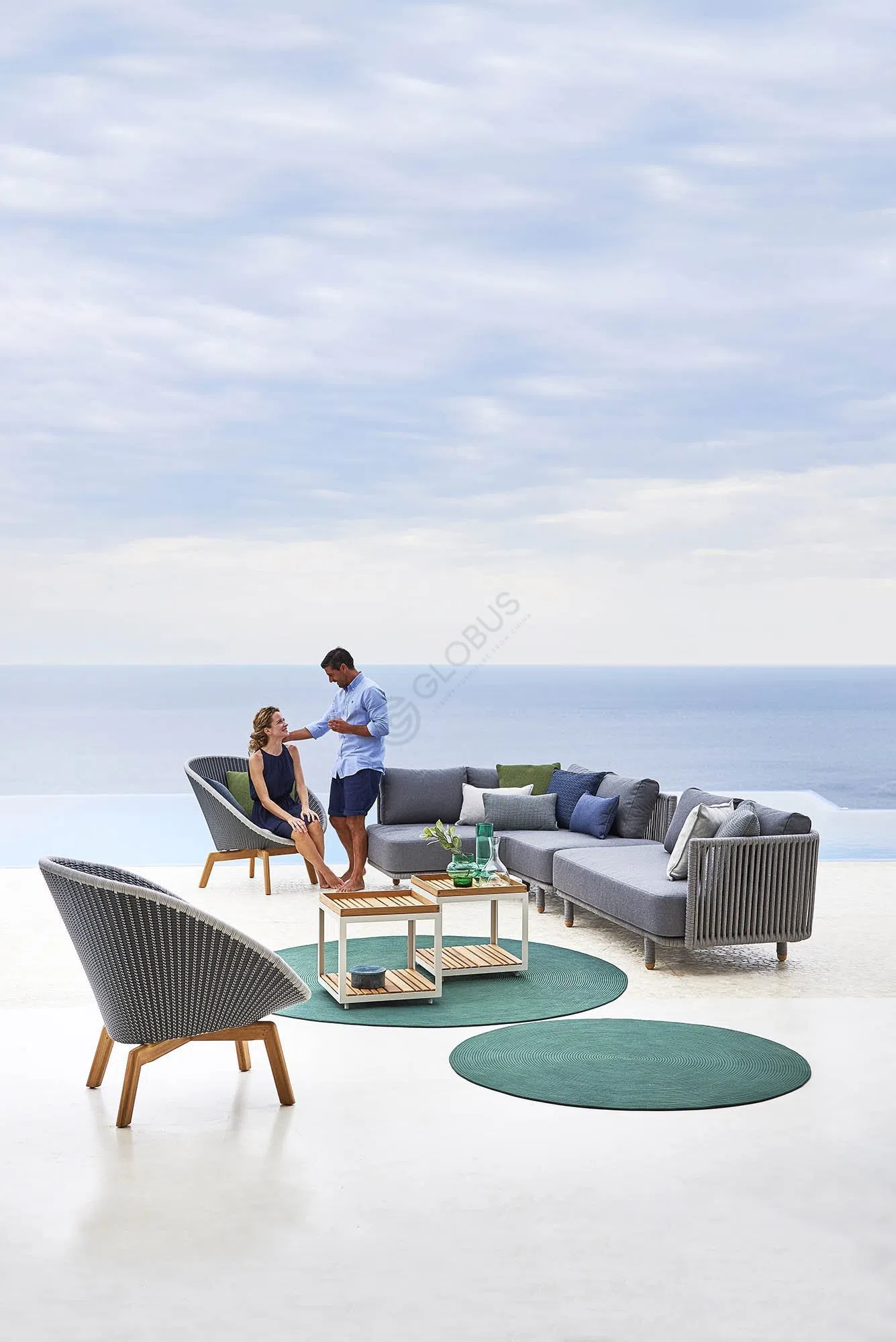 Outdoor armchair Sagaci