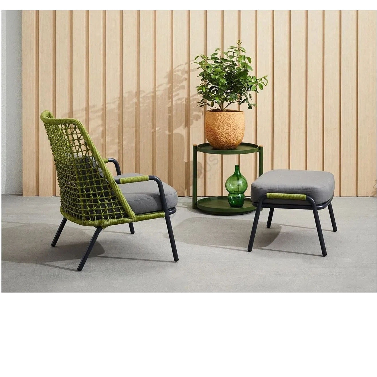 Outdoor armchair Ghino
