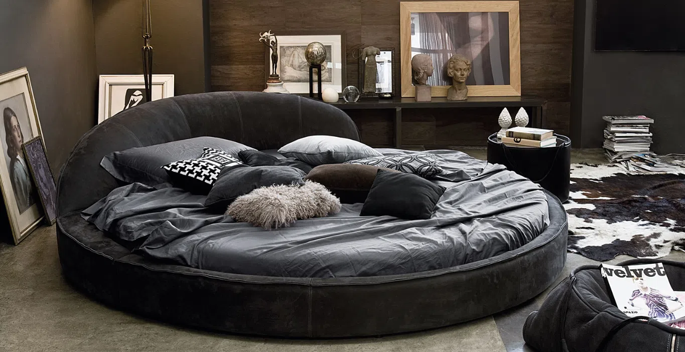 Round bed GAMMA ARREDAMENTI Jazz Night