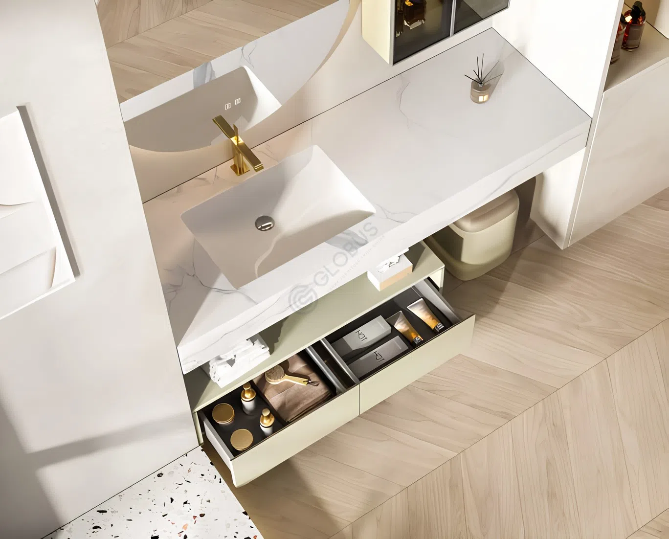 Bathroom cabinet Risabetta