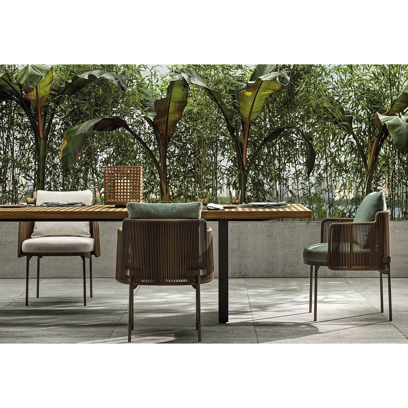 Outdoor chair MINOTTI Tape Cord