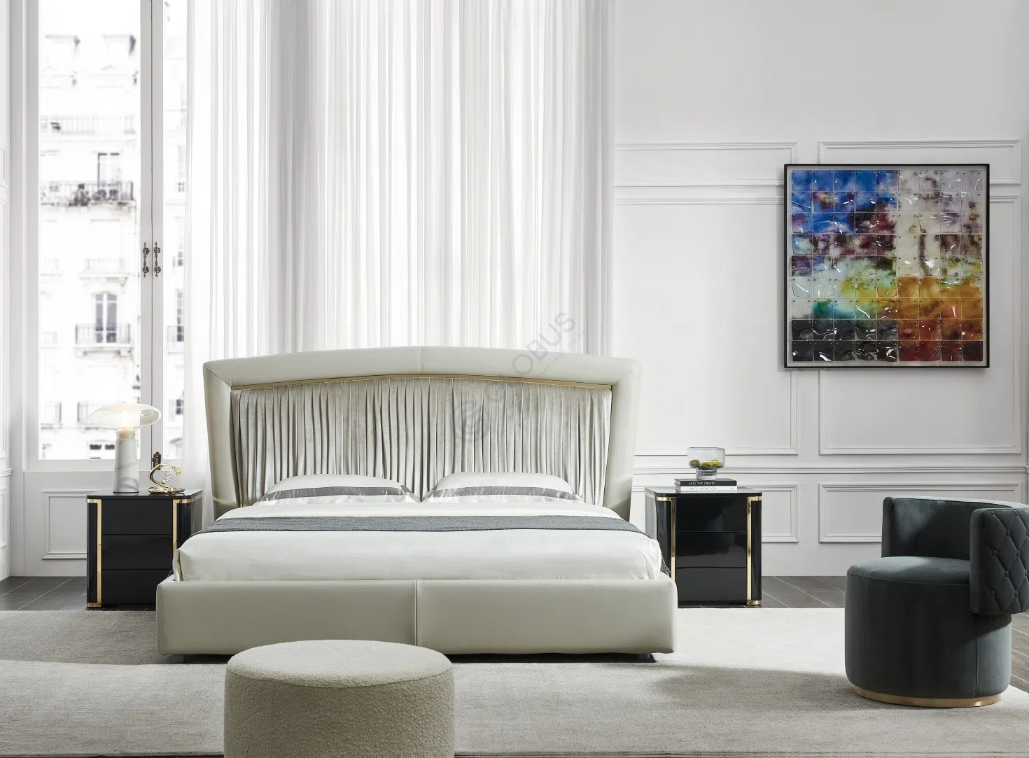 Bed CANTORI Portofino Plisse