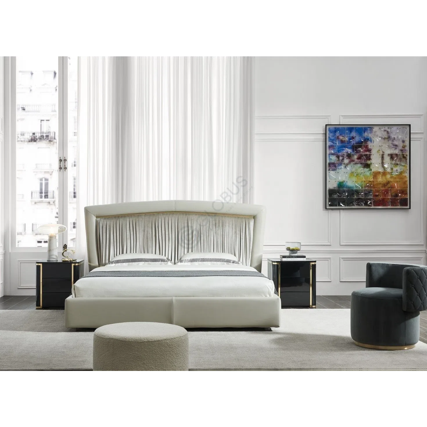 Bed CANTORI Portofino Plisse