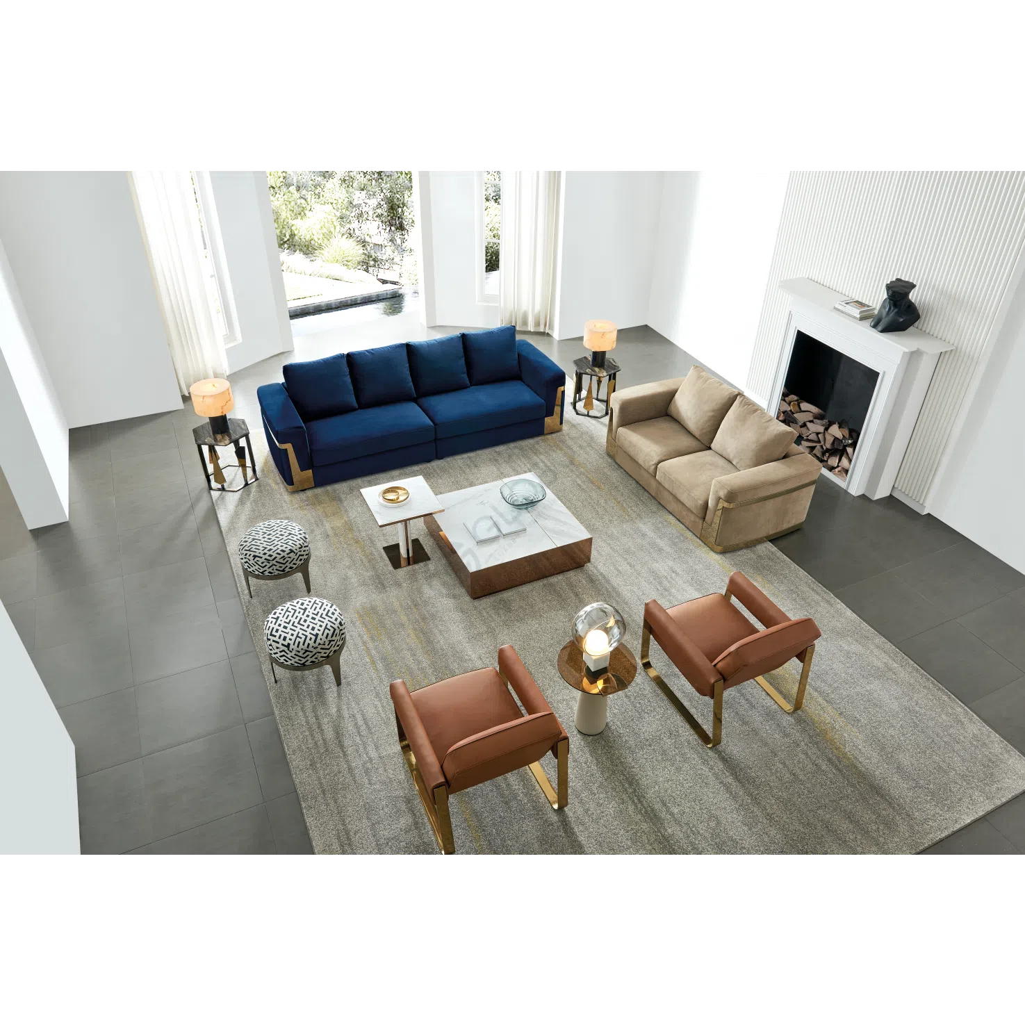 Coffee table GIORGIO COLLECTION Sunrise