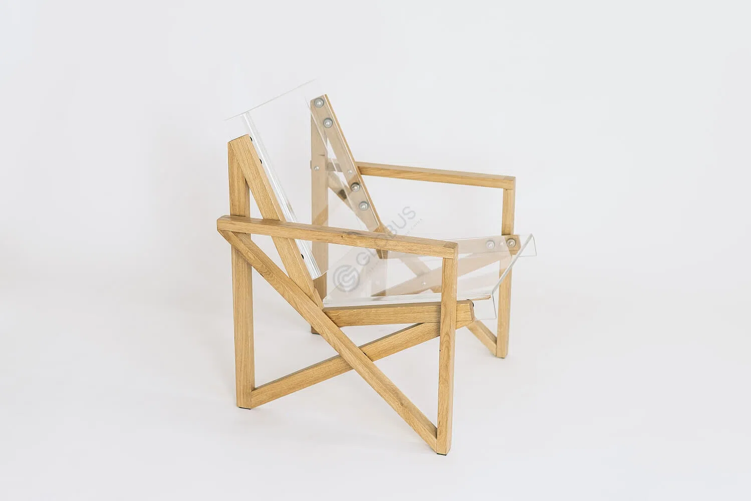 Armchair ADORJAN PORTIK Transparent