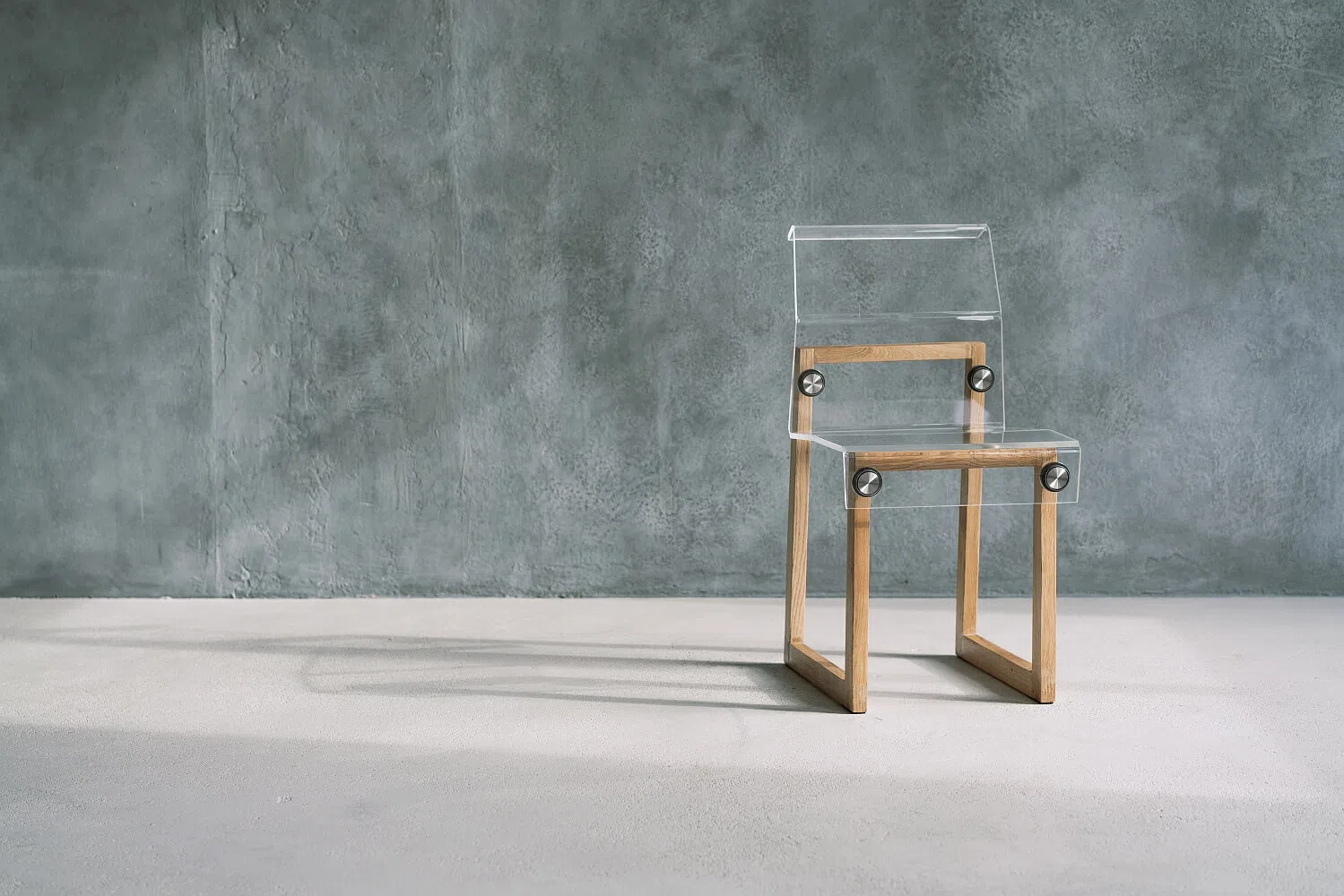Dining chair ADORJAN PORTIK Transparent