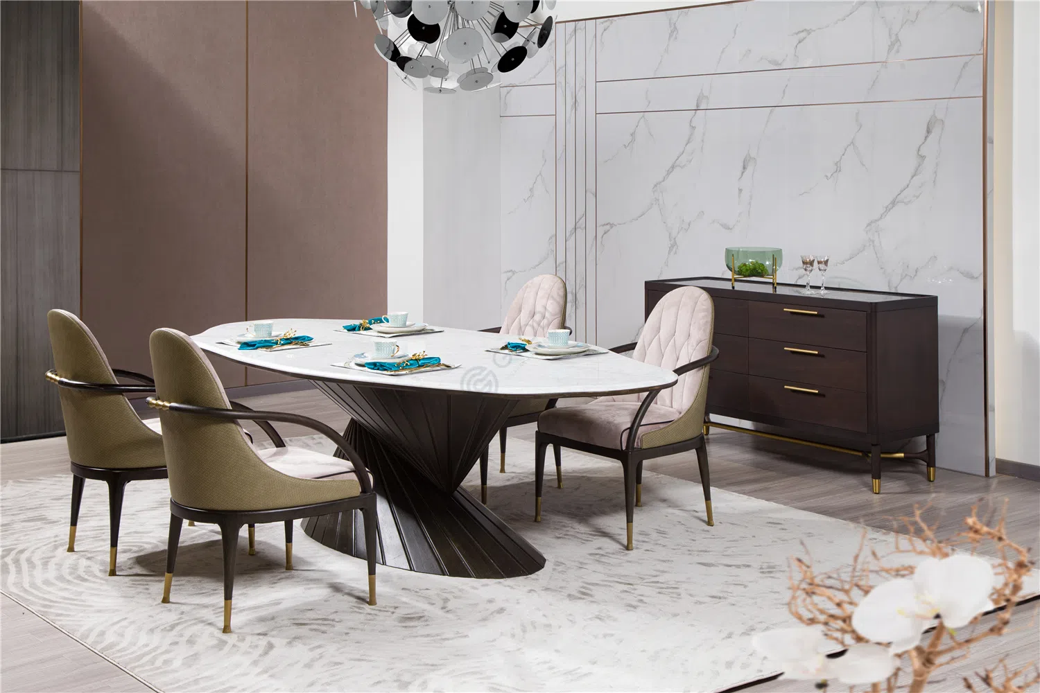 Dining table ALMA DE LUCE Bonsai