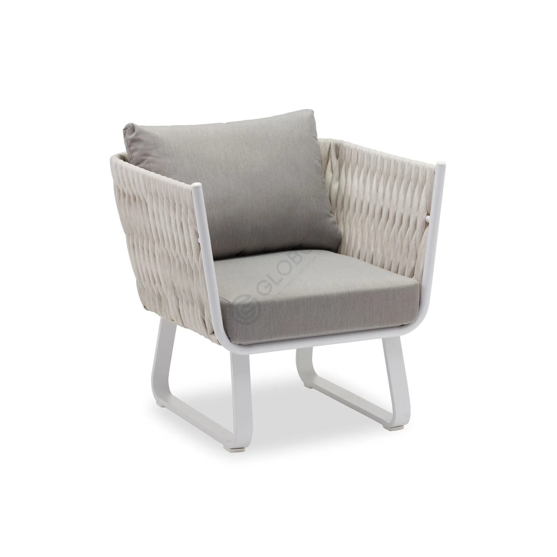 Outdoor armchair Cessare