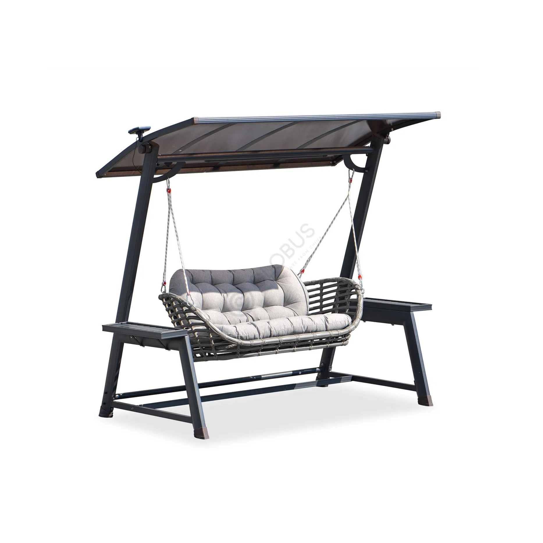Outdoor swing sofa Lamellare