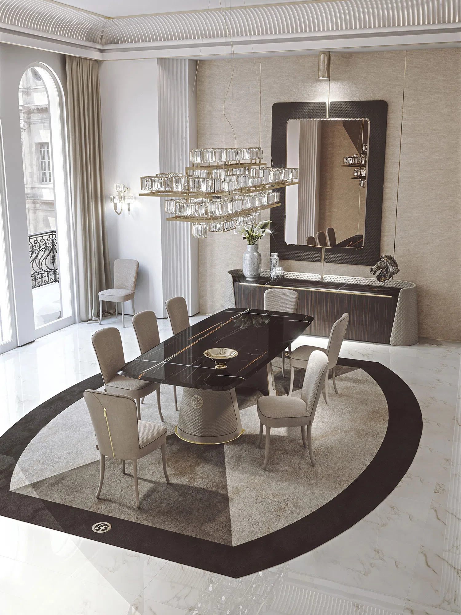 Dining table VITTORIA FRIGERIO Foscari