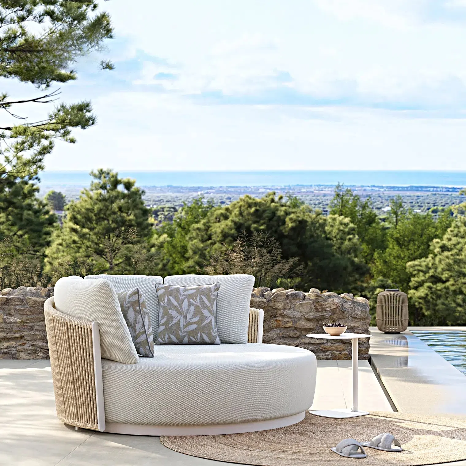 Outdoor armchair Antonnette
