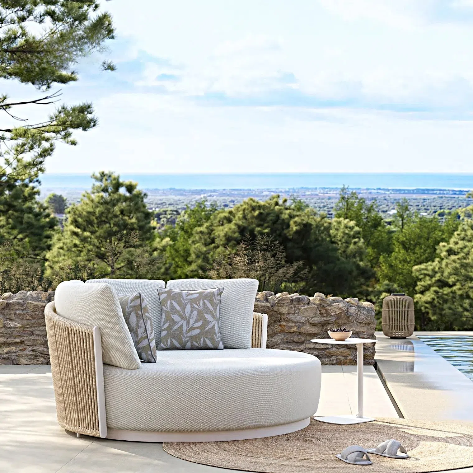 Outdoor armchair Antonnette