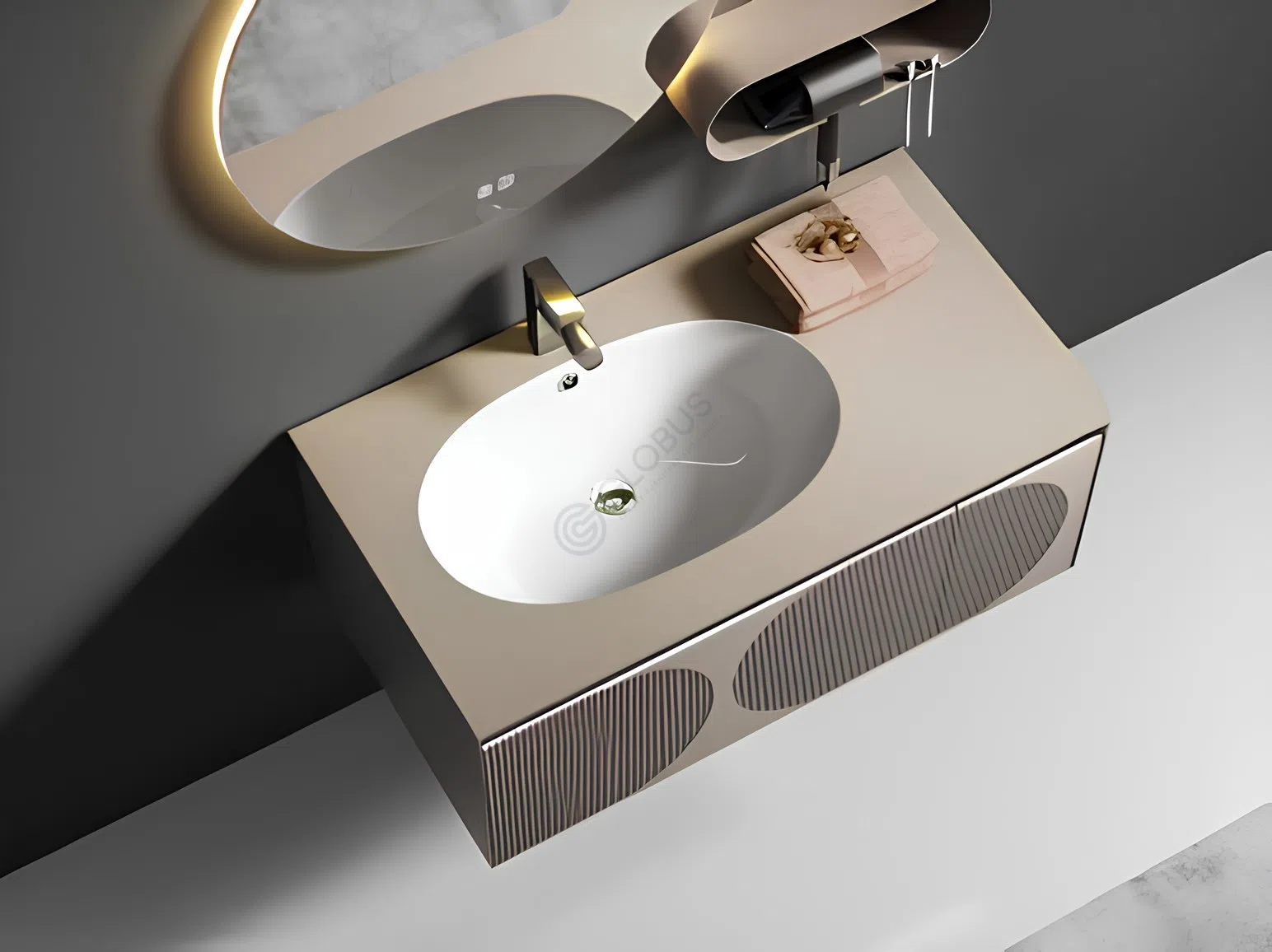 Bathroom cabinet Voluto