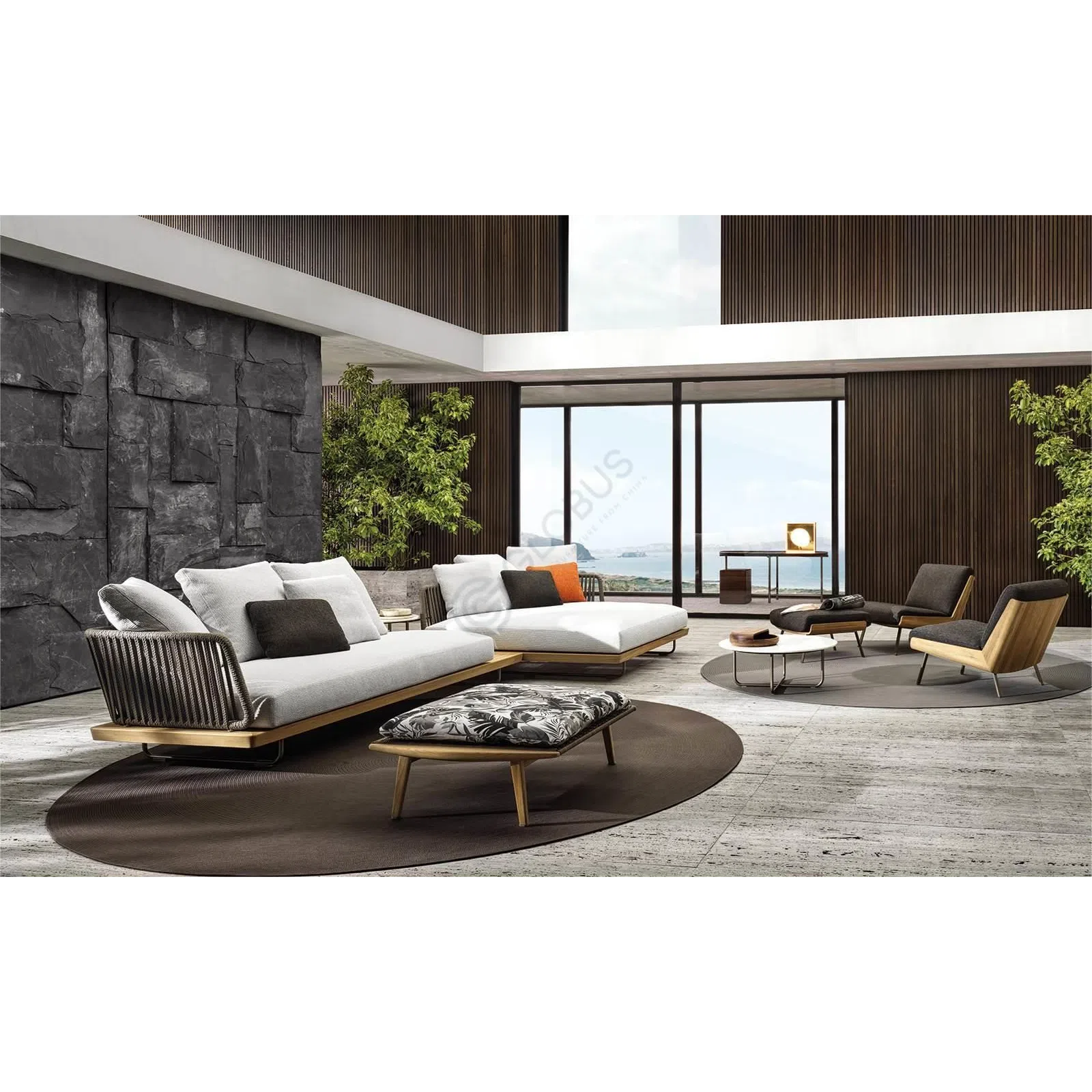 Outdoor coffee table MINOTTI Sunray