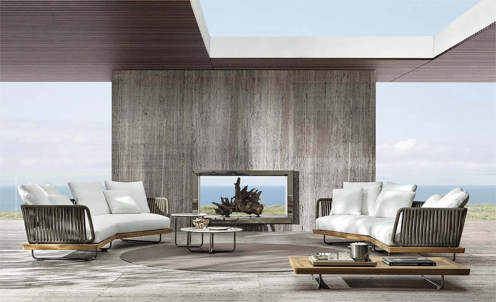 Outdoor sofa MINOTTI Sunray
