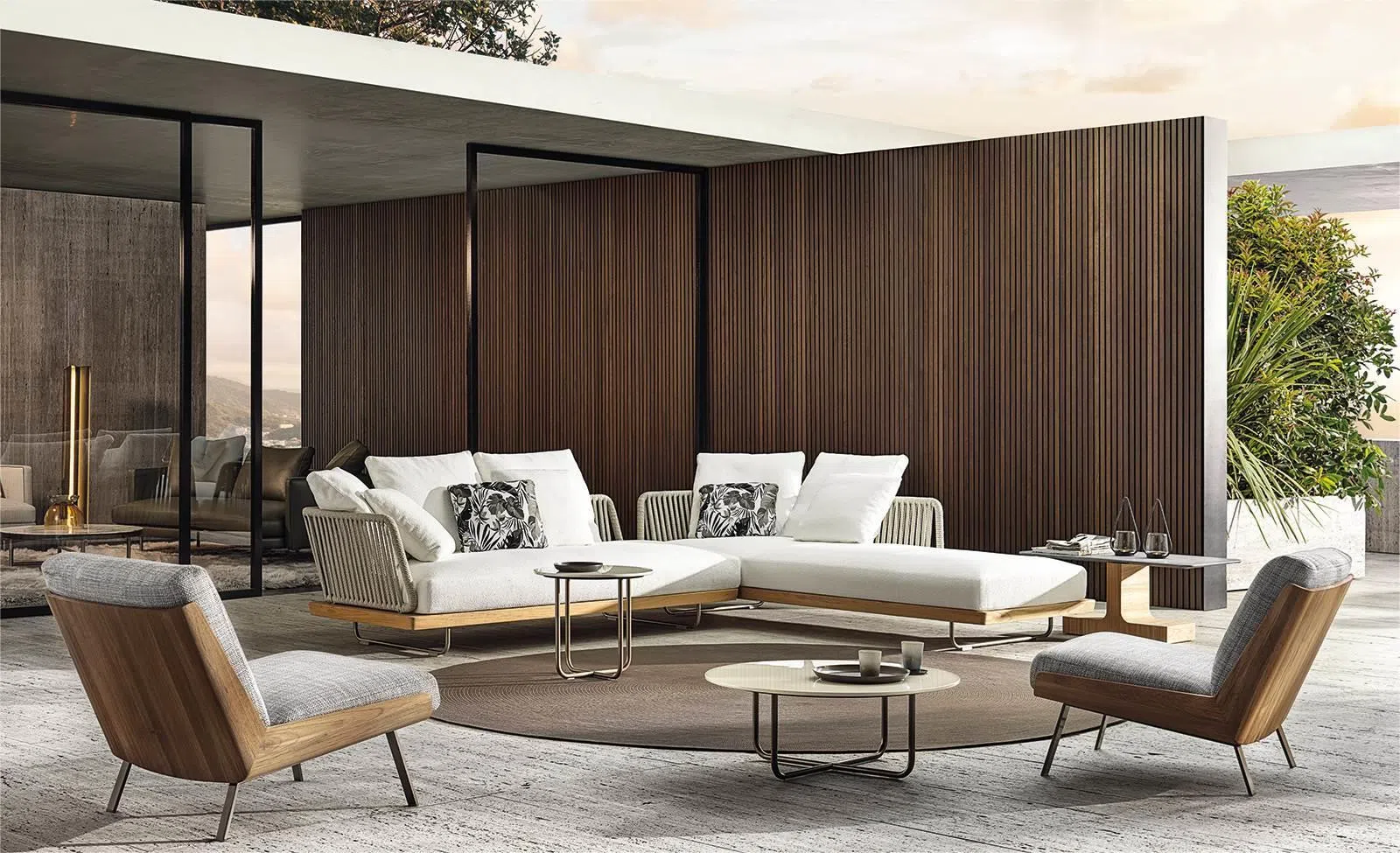 Outdoor coffee table MINOTTI Sunray