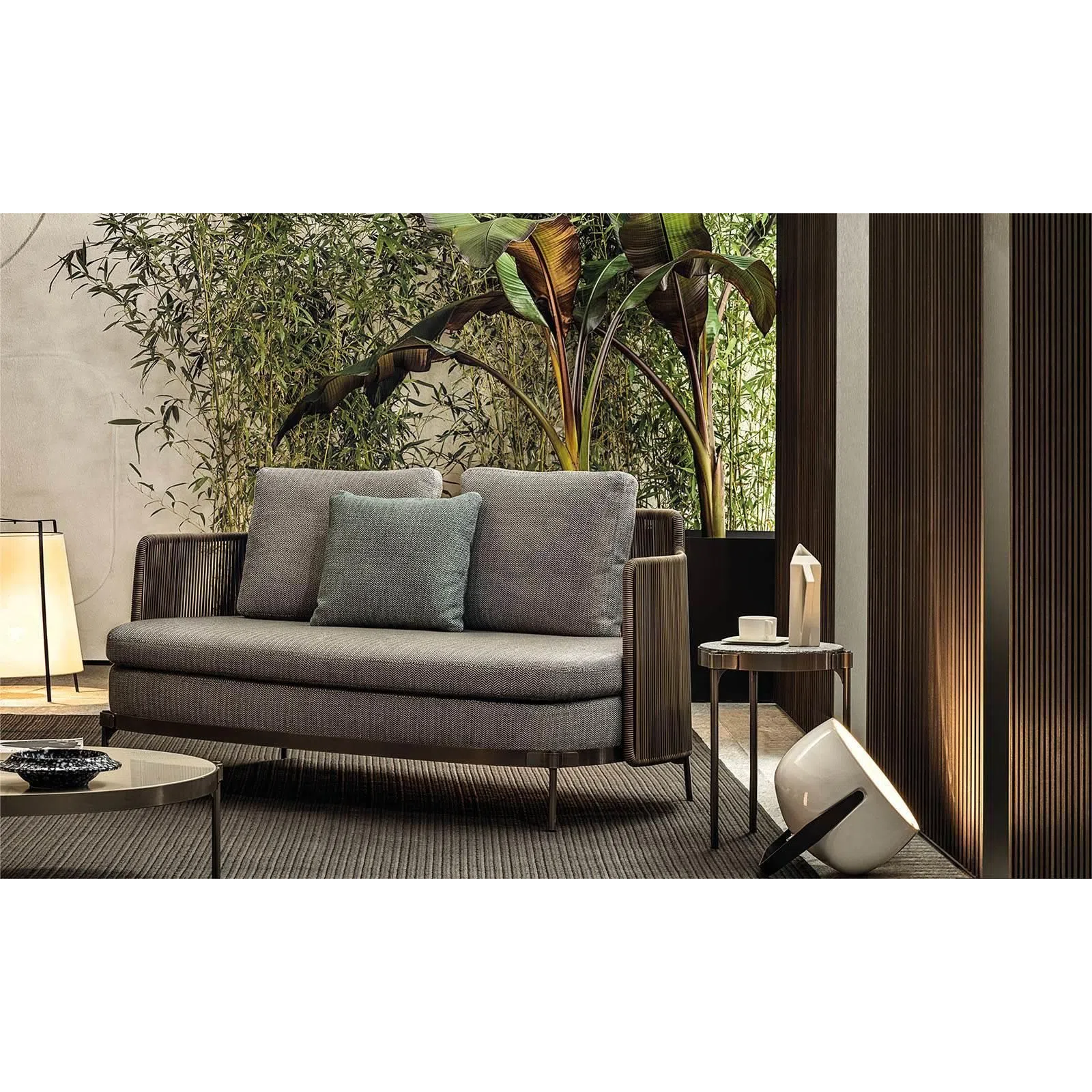 Outdoor sofa MINOTTI Tape Cord