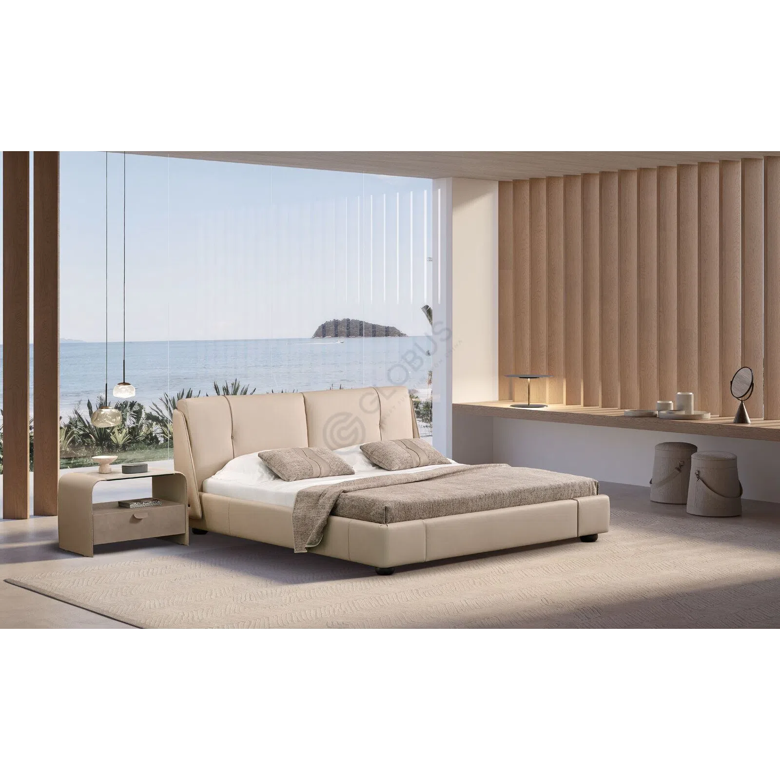 Bed GAMMA ARREDAMENTI Yoko Night