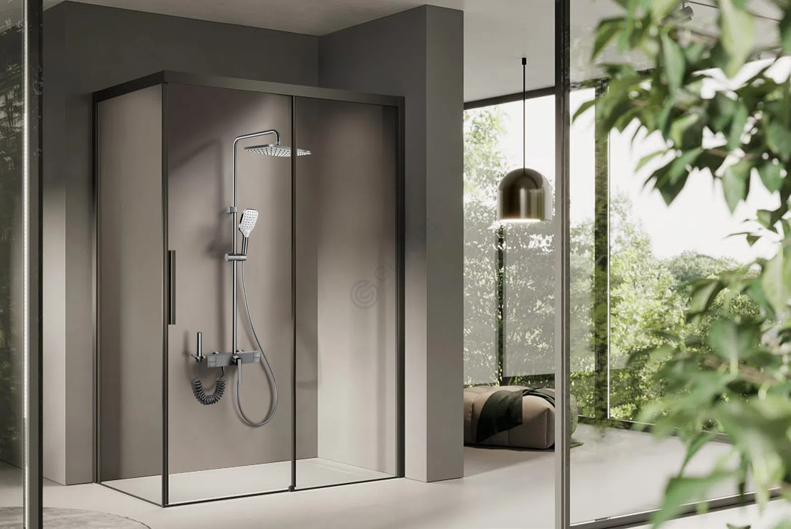 Shower mixer Solemnus