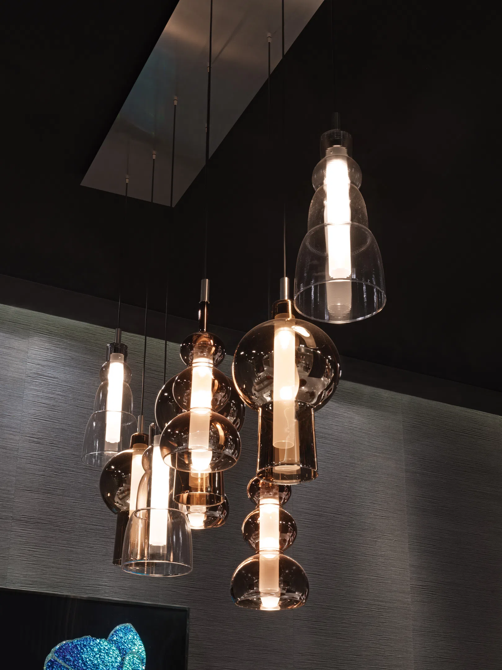 Pendant light VISIONNAIRE Kalgan, Bilbo, Kael, Boreal